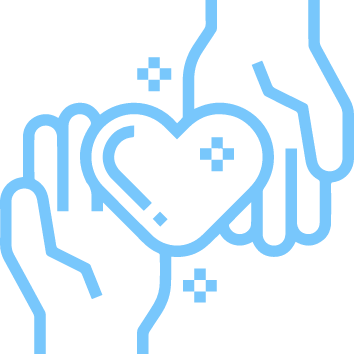 hands-heart icon