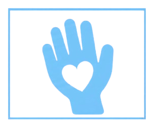 hand heart icon