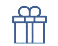 gift box line icon